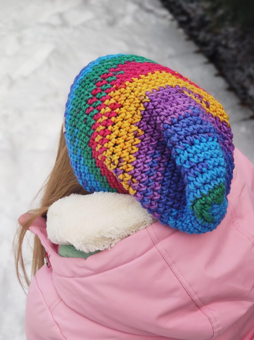czapka zimowa damska kolorowa