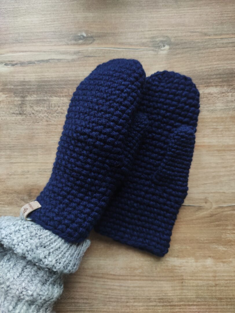 rękawiczki zimowe handmade