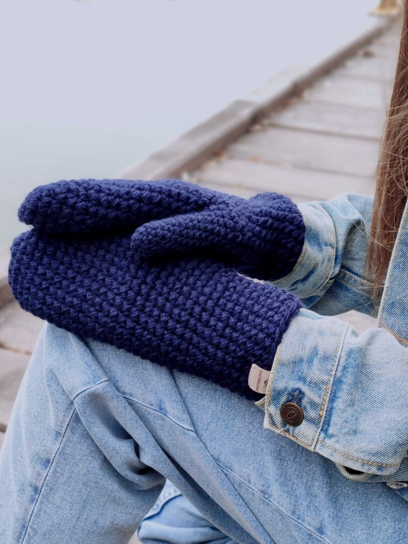 rękawiczki zimowe handmade
